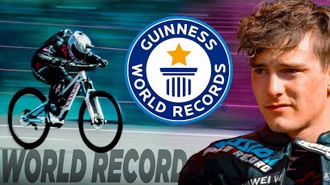 272km/h on a Bicycle - New Guinness World Record
